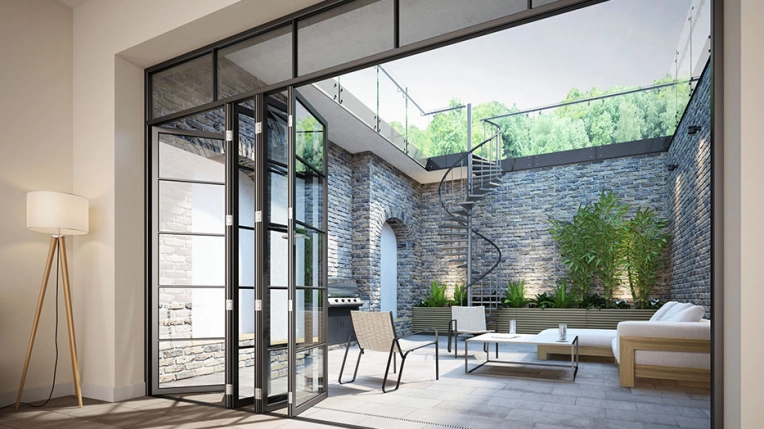 Conversion, Patios & Terraces, Single-Family Homes, Townhouse, New Build, Renovation