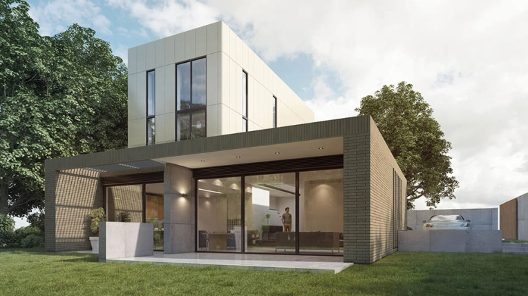 Patios & Terraces, Single-Family Homes, Passive House / Eco-friendly, Townhouse, Farmhouse, New Build