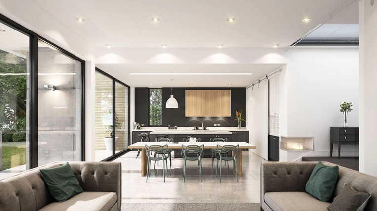 Single-Family Homes, Passive House / Eco-friendly, Townhouse, New Build, Interior Architecture & Design