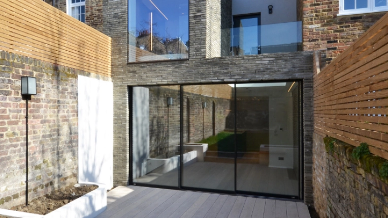 Patios & Terraces, Single-Family Homes, Townhouse, Exterior, New Build, Contemporary, Modern