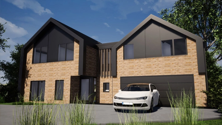 Roof Extension, Single-Family Homes, New Build, Extension, Contemporary